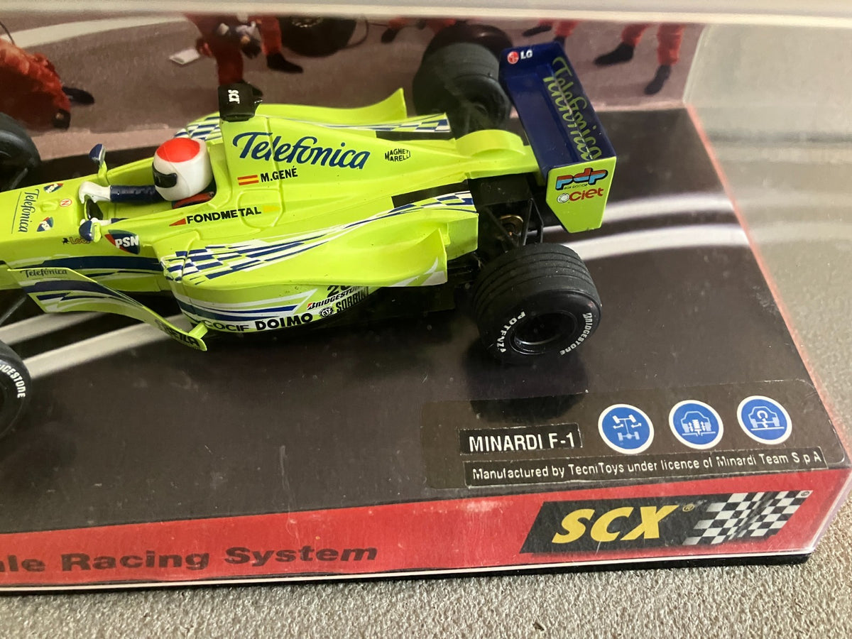 Voiture Miniature Circuit Formule 1 Minardi F1 SCX TecniToys 60570 1/32