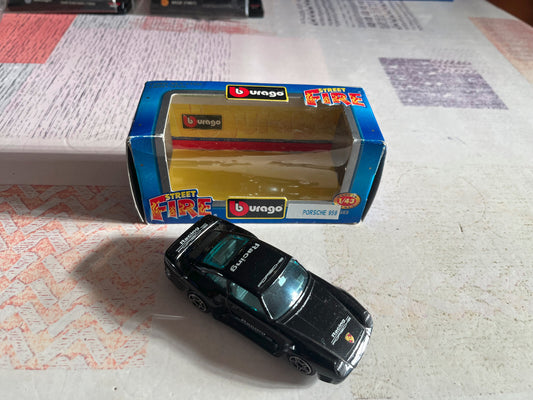 Voiture miniature Burago Street Fire Porsche 959 au 1/43