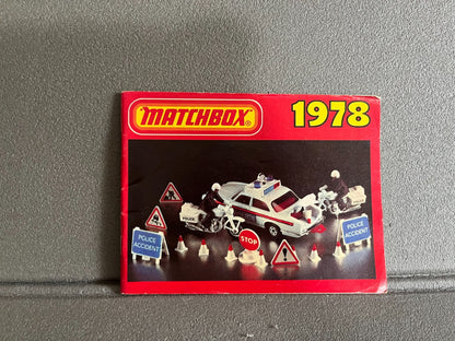 Ancien Dépliant Documentation Catalogue Jouet Voiture Matchbox 1978