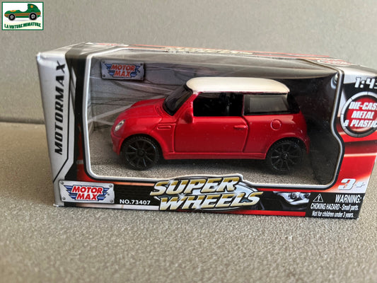 Voiture miniature Mini Cooper Motor Max 1/43