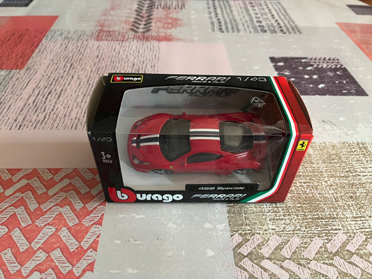 Voiture miniature Burago Ferrari 458 Speciale au 1/43