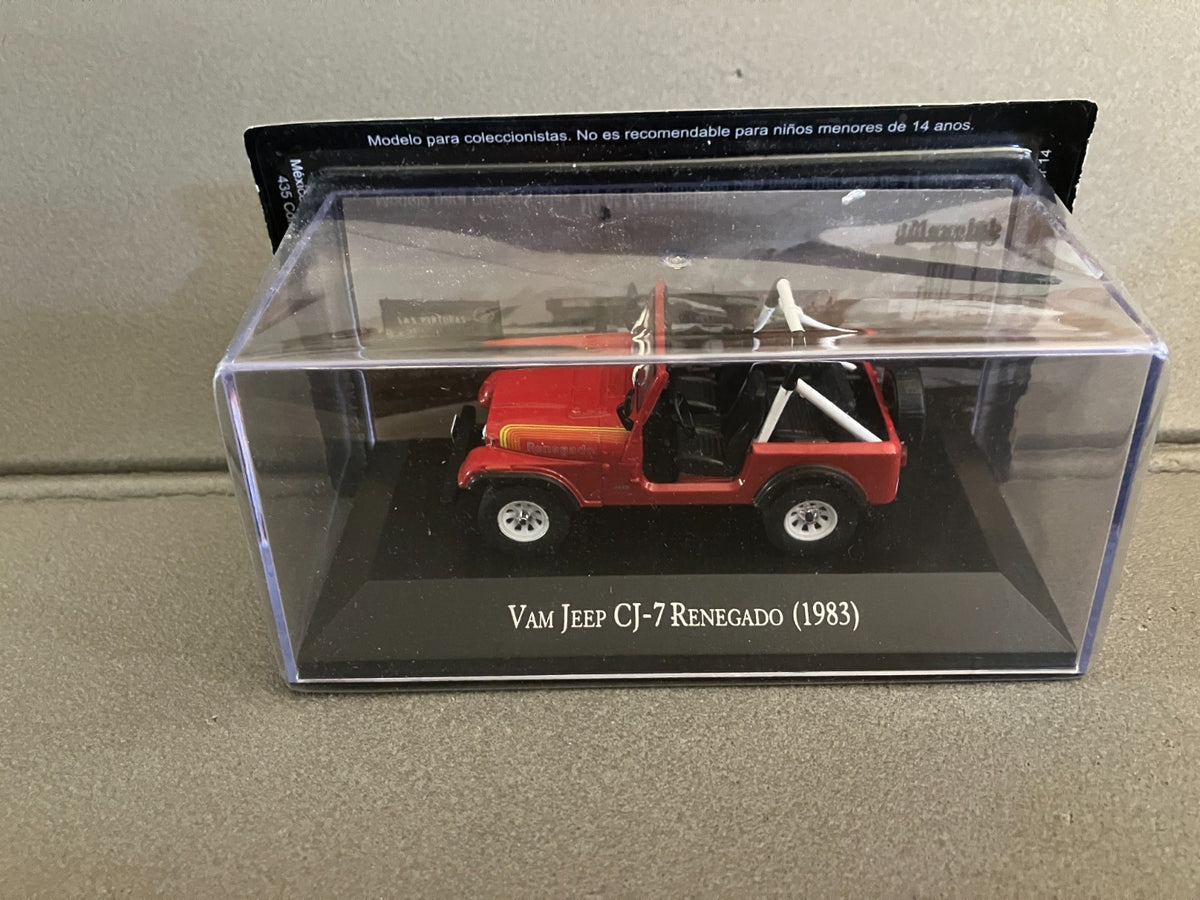 Voiture Miniature American Cars Vam Jeep CJ-7 Renegado 1983 Altaya 1/43