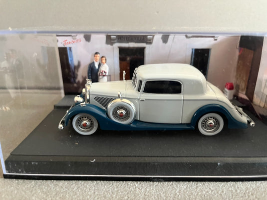 Voiture Miniature Panhard 6 CS Faux Cabriolet Etape 30 La Route Bleue RN7 1/43