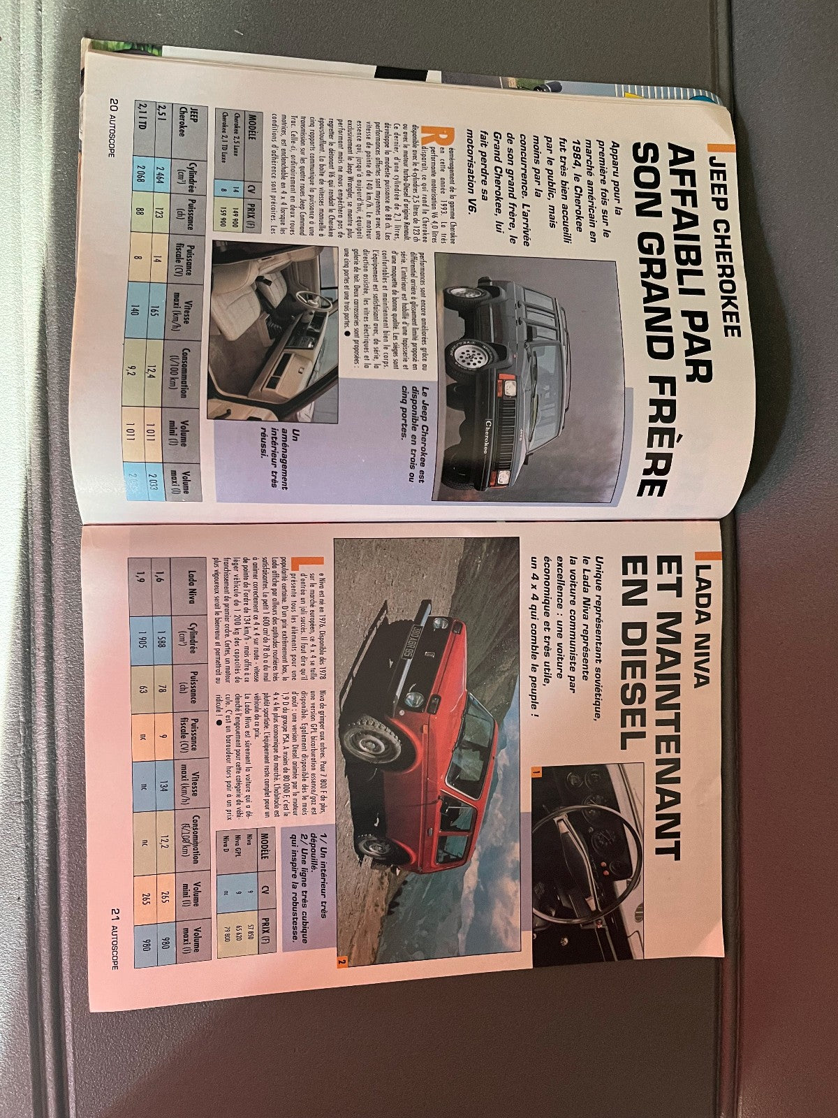 Livre Revue Voiture Automobile Autoscope 4x4 N°7