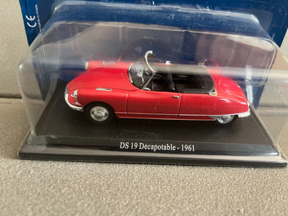Voiture Miniature Citroen DS 19 Décapotable 1961 au 1/43