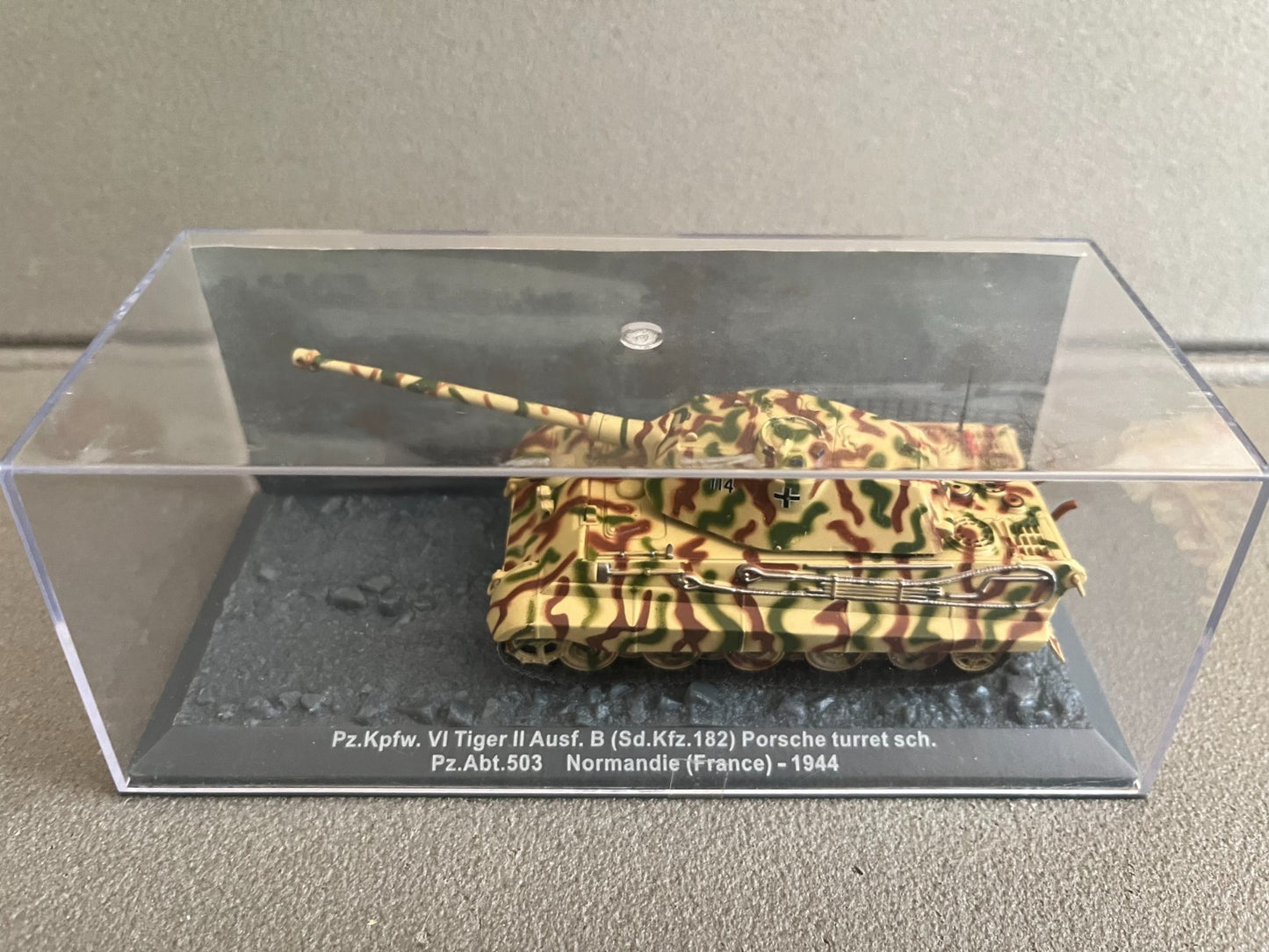 Miniature Militaire Char Tank Blindé Pz.Kpfw. VI Tiger II Porsche Altaya 1/72