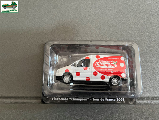 Voiture Miniature Fiat Scudo Champion 2003 Tour de France Norev au 1/43