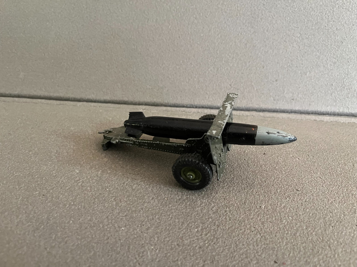 Ancienne Miniature Militaire Canon Crescent Toys England Epave