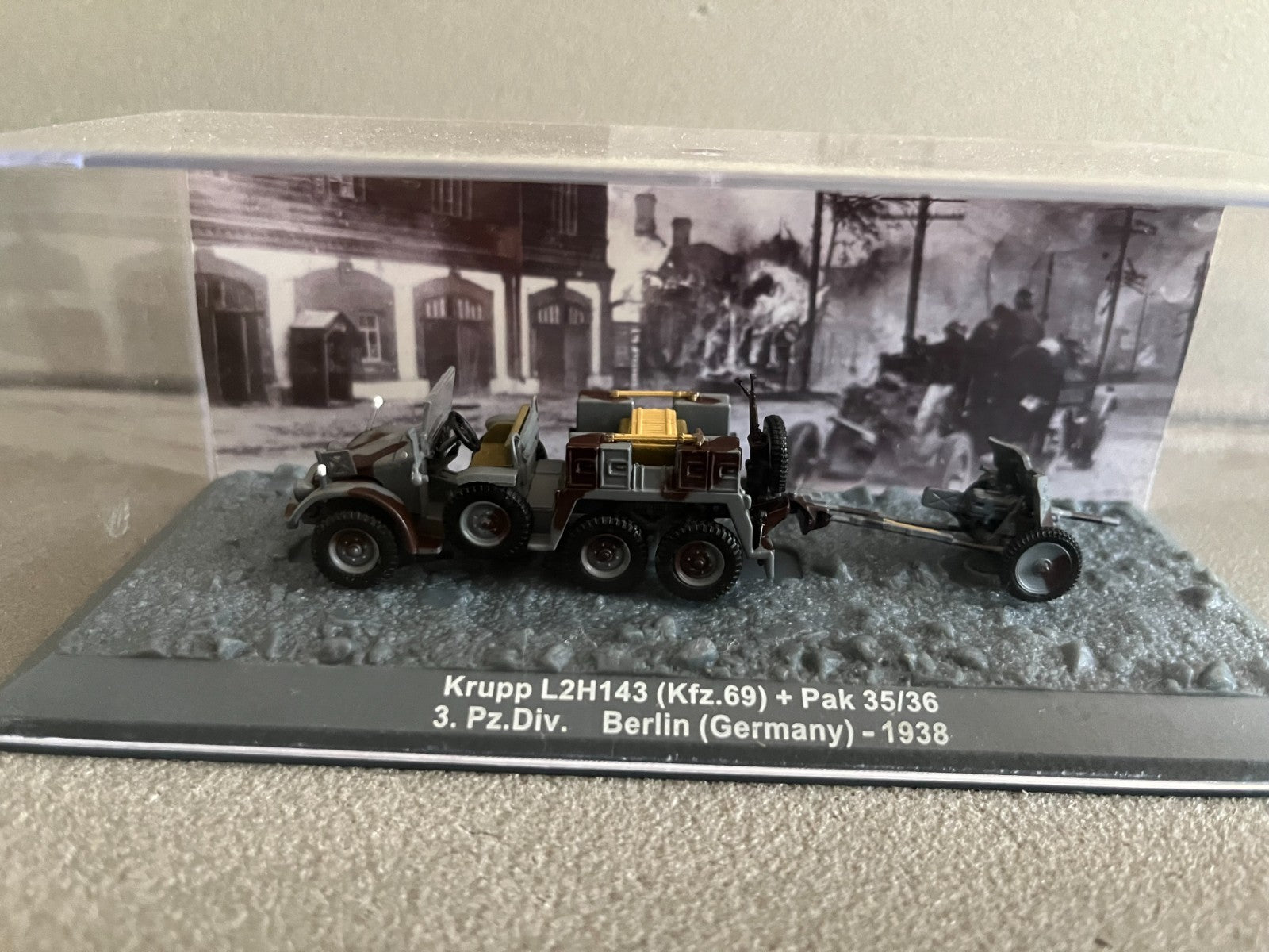 Miniature Militaire Char Tank Blindé Krupp L2H143 Kfz. 69 Pak 35/36 Altaya 1/72