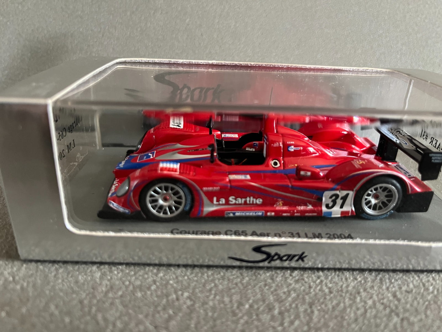 Voiture Miniature Courage C65 Aer N°31 LM 2004 Le Mans Spark au 1/43