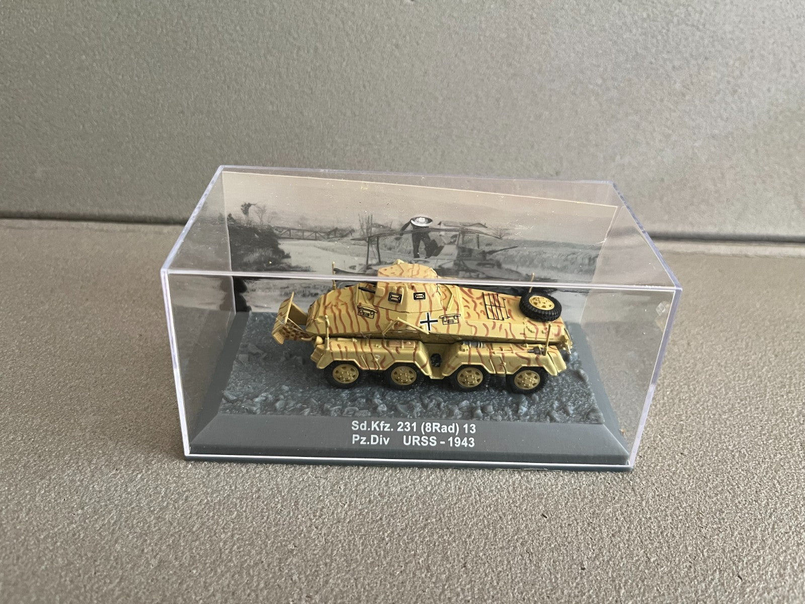 Miniature Militaire Char Tank Blindé Sd.Kfz. 231 8Rad 13 URSS 1943 Altaya 1/72