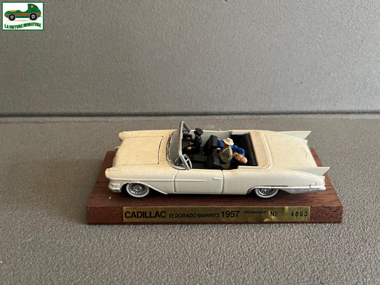 Ancienne Miniature Voiture Cadillac Eldorado Eisenhower  1957 Solido Bois 1/43