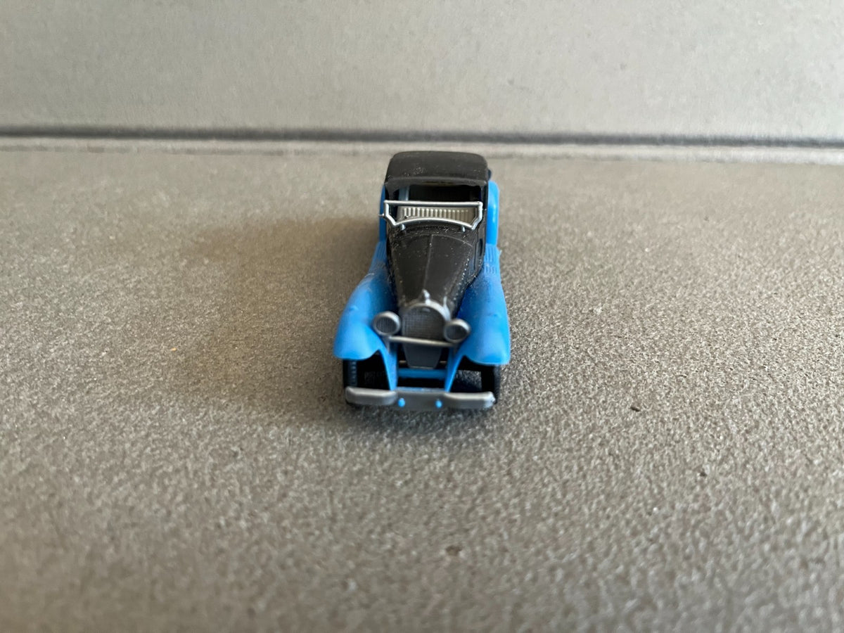 Voiture Miniature Ancien Plastique Bugatti 1930 Huilor