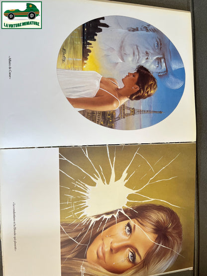 Livre Illustration Noir Michel Gourdon 1984