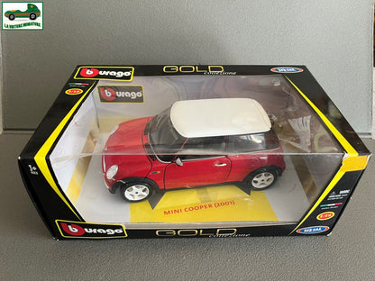 Voiture miniature Mini Cooper 2001 Burago au 1/18