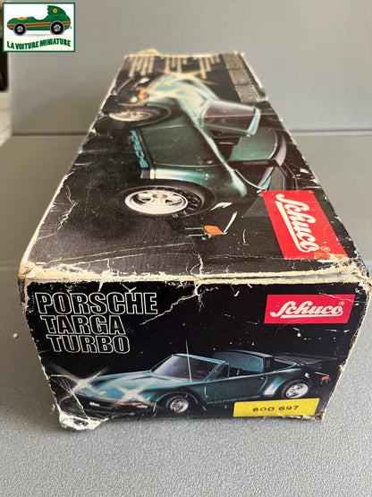Ancienne Voiture Radiocommandée RC Porsche Targa Turbo Schuco incomplète