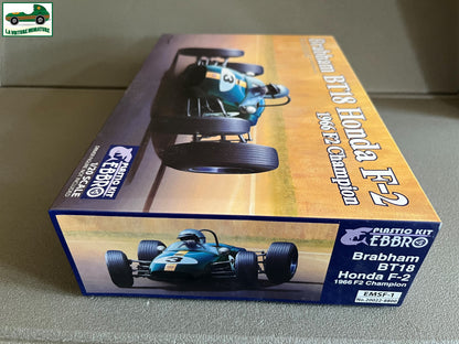 Maquette  à monter F1 Voiture miniature Brabham BT18 Honda F-2 1966 Ebbro 1/20