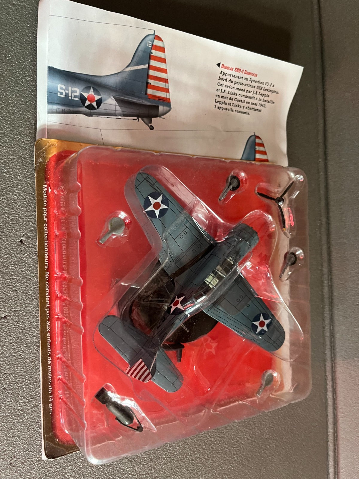 Avion miniature Militaire 2e Guerre Douglas SBD-3 Dauntless Altaya 1/72
