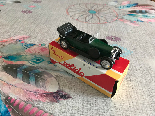 Voiture Miniature Hispano Suiza Torpedo 1926 Solido Hachette au 1/43