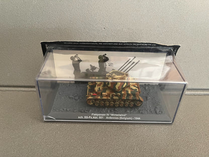 Miniature Militaire Char Tank Blindé Flakpanzer IV Wirbelwind 1944 Altaya 1/72