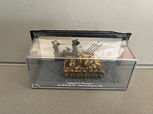 Miniature Militaire Char Tank Blindé Flakpanzer IV Wirbelwind 1944 Altaya 1/72