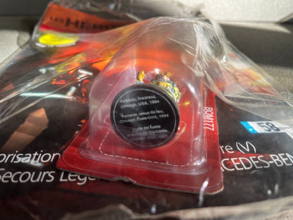 Soldat du feu Plomb Zamac Pompiers Delprado BOM077 163 Plombs Collection