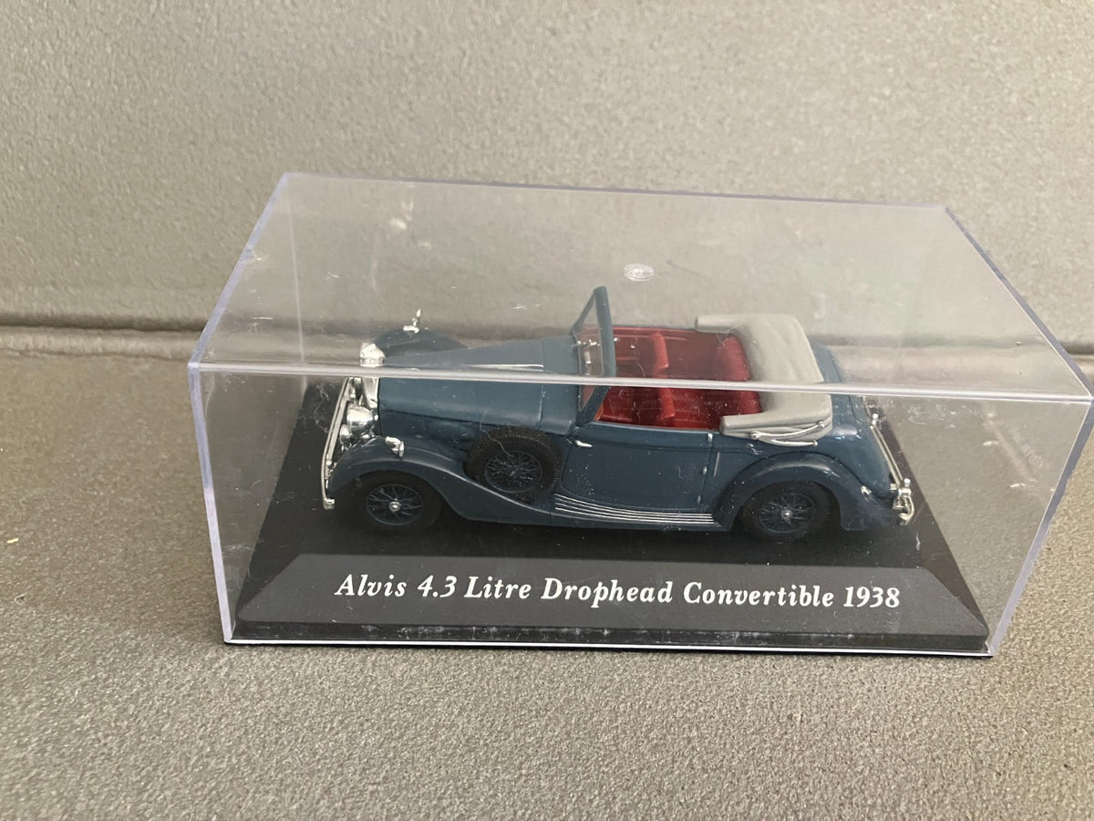 Voiture Miniature Alvis 4.3 Litre Drophead Convertible 1938 Altaya au 1/43