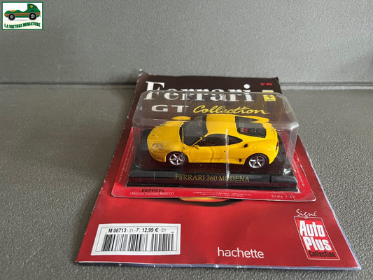 Voiture miniature Collection Ferrari 360 Modena Hachette Auto Plus au 1/43