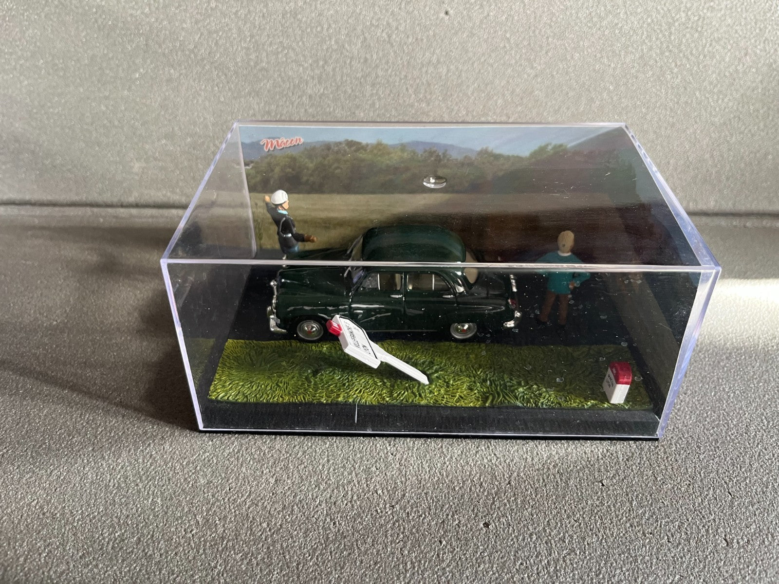 Voiture Miniature Simca Aronde Etape 50 La Route Bleue RN7 1/43