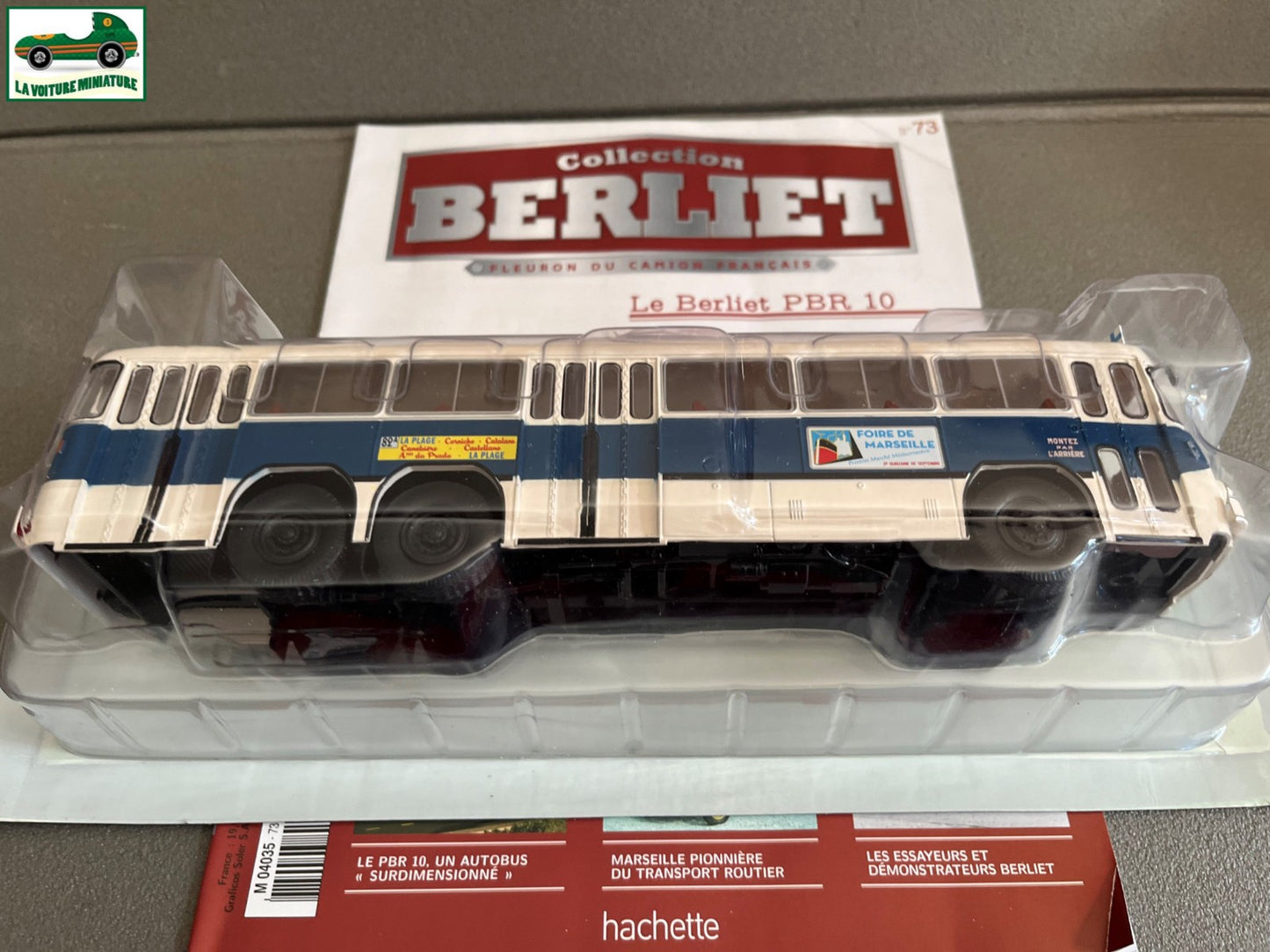 Voiture miniature Camion Berliet PBR 10 Autocar Autobus Bus Hachette 1/43