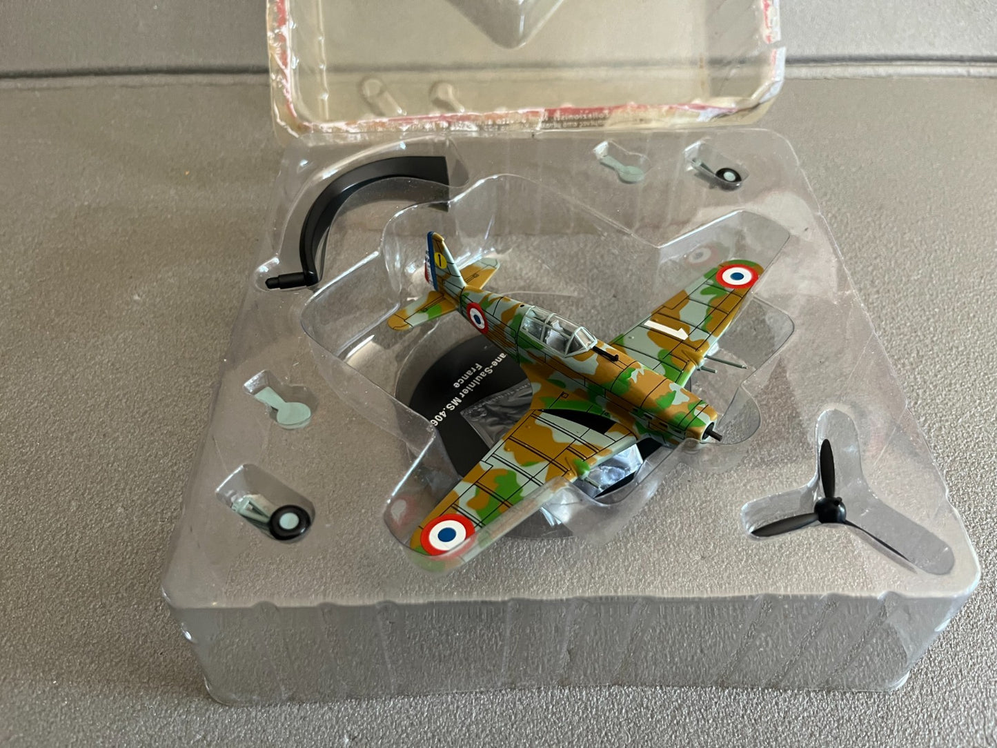 Avion miniature Militaire 2e Guerre Saulnier MS 406 Altaya 1/72