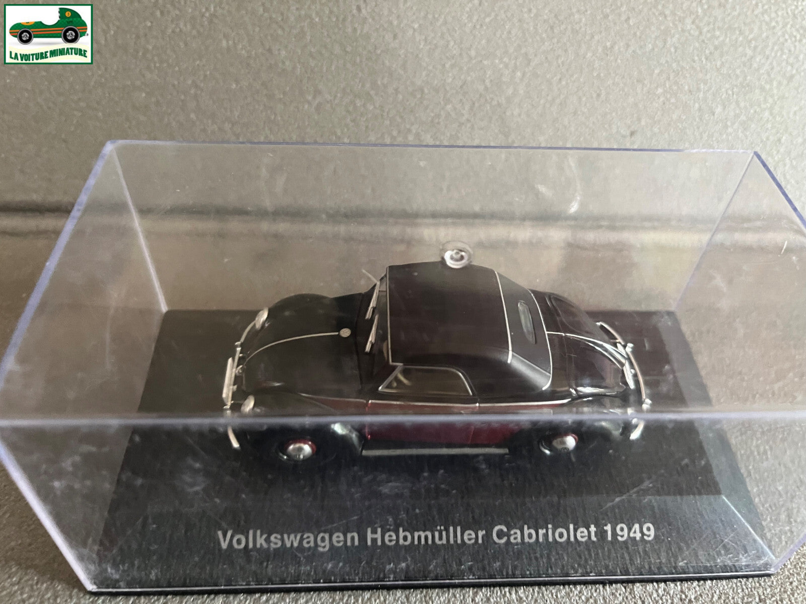 Voiture miniature VW Volkswagen Hebmuller Cabriolet 1949 Coccinelle Cox au 1/43