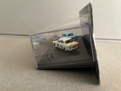 Voiture Miniature Duo Peugeot 404 1961 Rallye 1967 Universal Hobbies au 1/87 HO