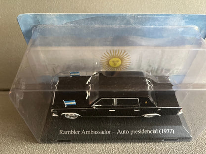 Voiture Miniature Rambler Ambassador 1977 President Ixo Argentine au 1/43