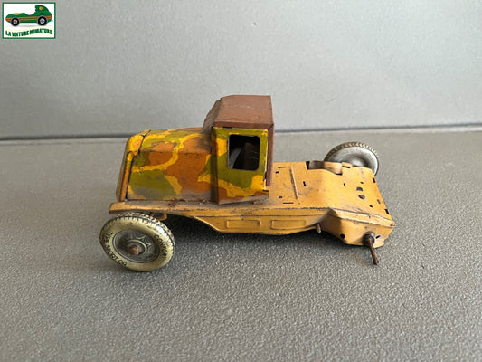 Ancienne Miniature Voiture Tole Mécanisme Militaire CR Charles Rosssignol Epave