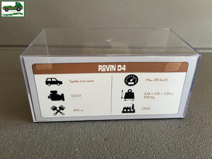 Voiture Miniature De Rovin D4 1953 Micro-Voitures D'Antan Altaya 1/43