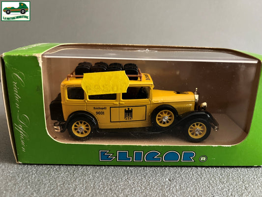 Voiture miniature Mercedes Benz 1929 Nurburg ReichPost Poste Eligor France 1/43