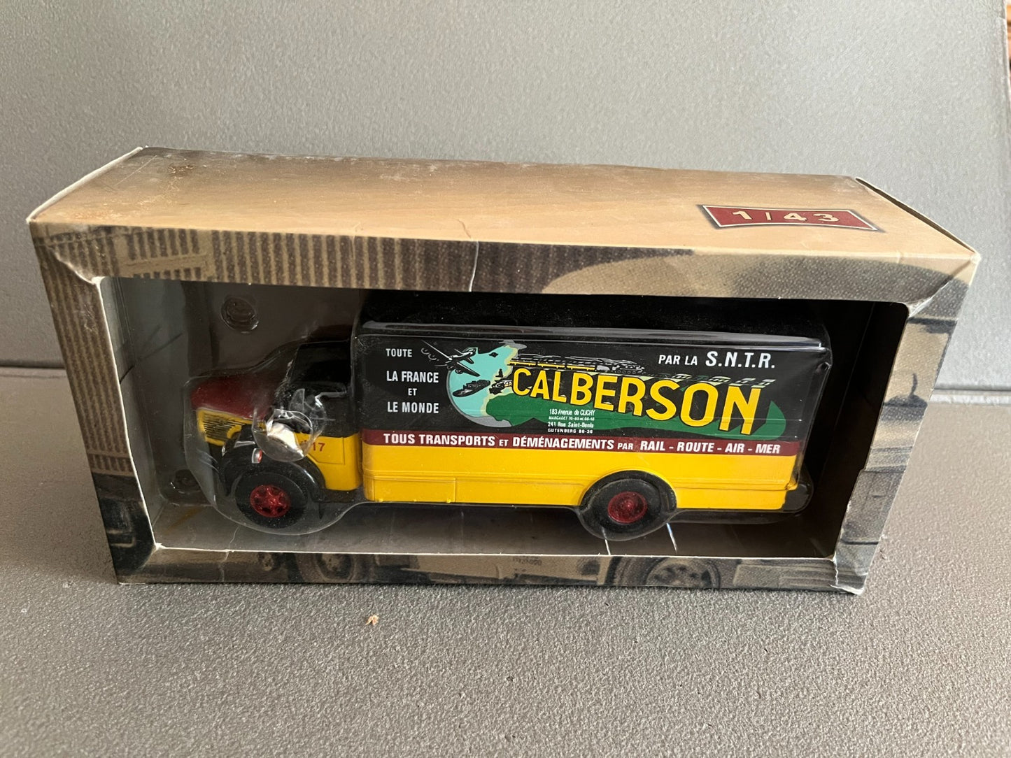 Voiture Miniature Camion D'autrefois Berliet GLR Calberson Ixo Altaya 1/43