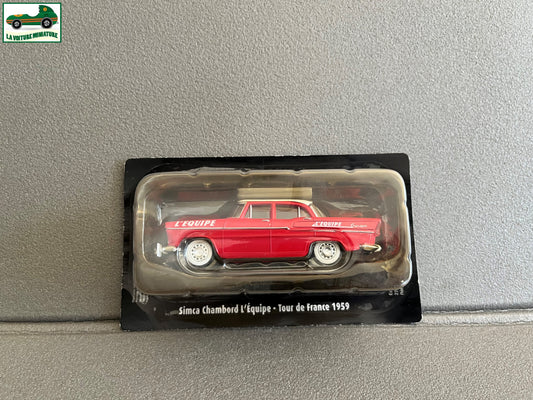 Voiture Miniature Simca Chambord L'équipe 1959 Tour Vélo Norev 1/43
