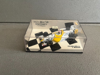 Voiture Miniature Formule 1 F1 Dallara Opel F3 Maassen Minichamps au 1/43