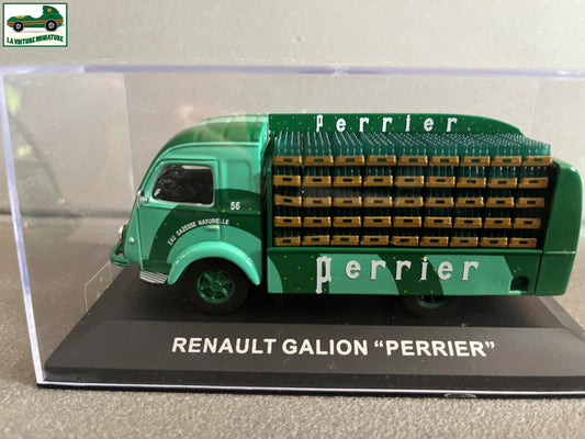 Voiture Miniature Camion Publicitaire Renault Galion Perrier au 1/43