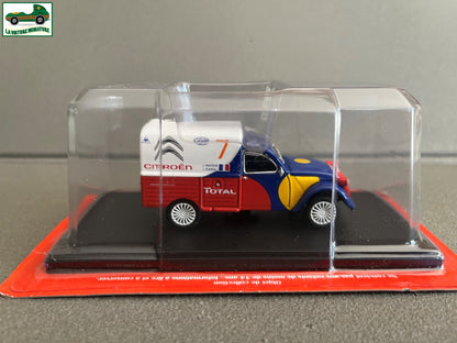 Voiture miniature Citroen 2cv 2 cv Service Course Auto Plus Hachette au 1/43