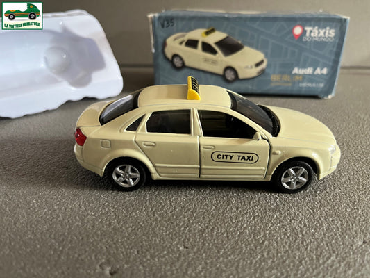 Voiture Miniature Audi A4 Berlin Taxi du Monde Welly au 1/38