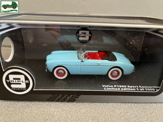 Voiture Miniature Volvo P1900 Sport Convertible Triple 9 au 1/43
