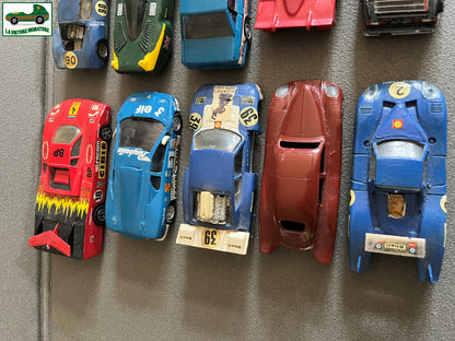 Miniature Lot 15 Voiture Modifiées Repeinte Kit monté  1/43 Défauts Pièces HS