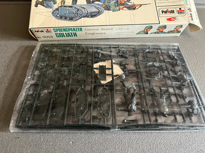 Maquette Militaire Figurine Soldat Spengpanzer Goliath German Polistil 1/35