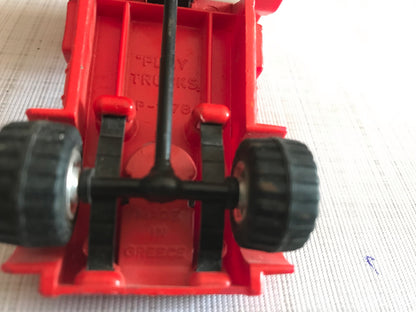 Ancienne Voiture Miniature Camion Tracteur Semi Remorque DAF Greece Plastique