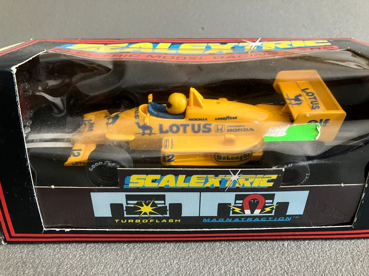 Voiture Miniature Circuit Formule 1 Lotus Honda Turbo C434 Scalextric 1/32
