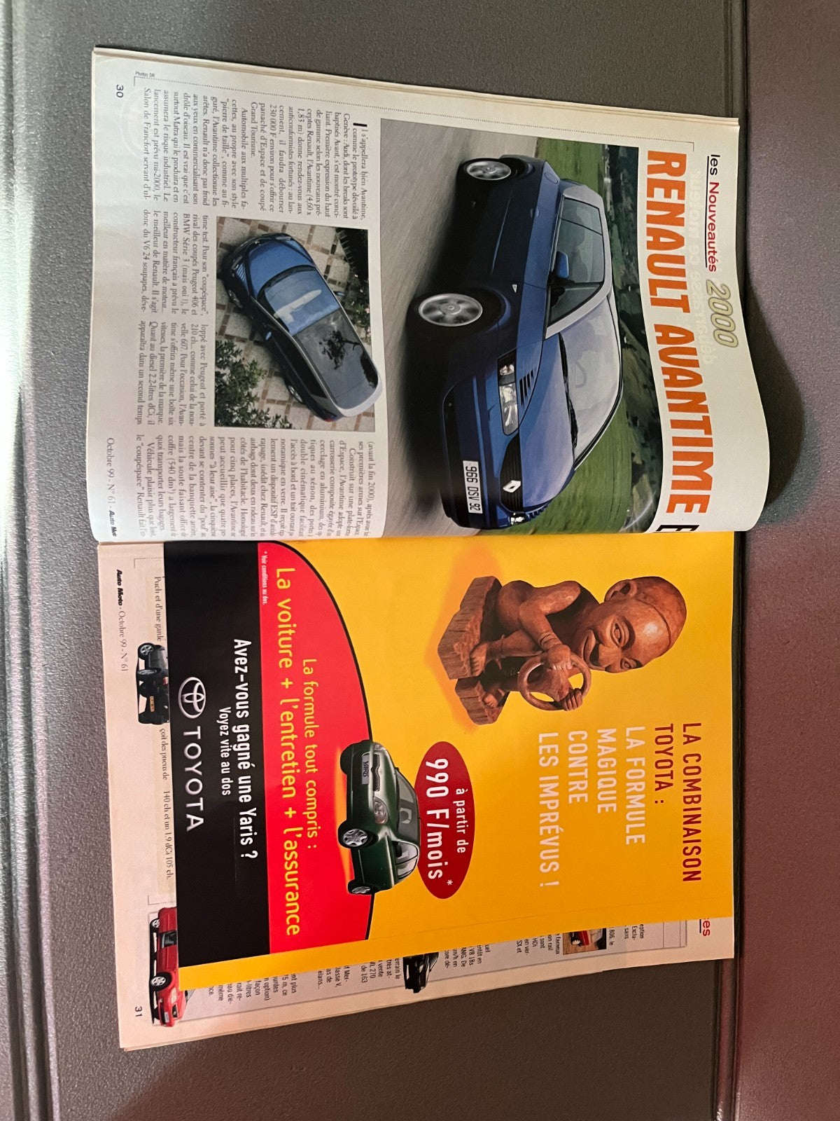 Livre Revue Voiture Automobile Action AutoMoto N°61