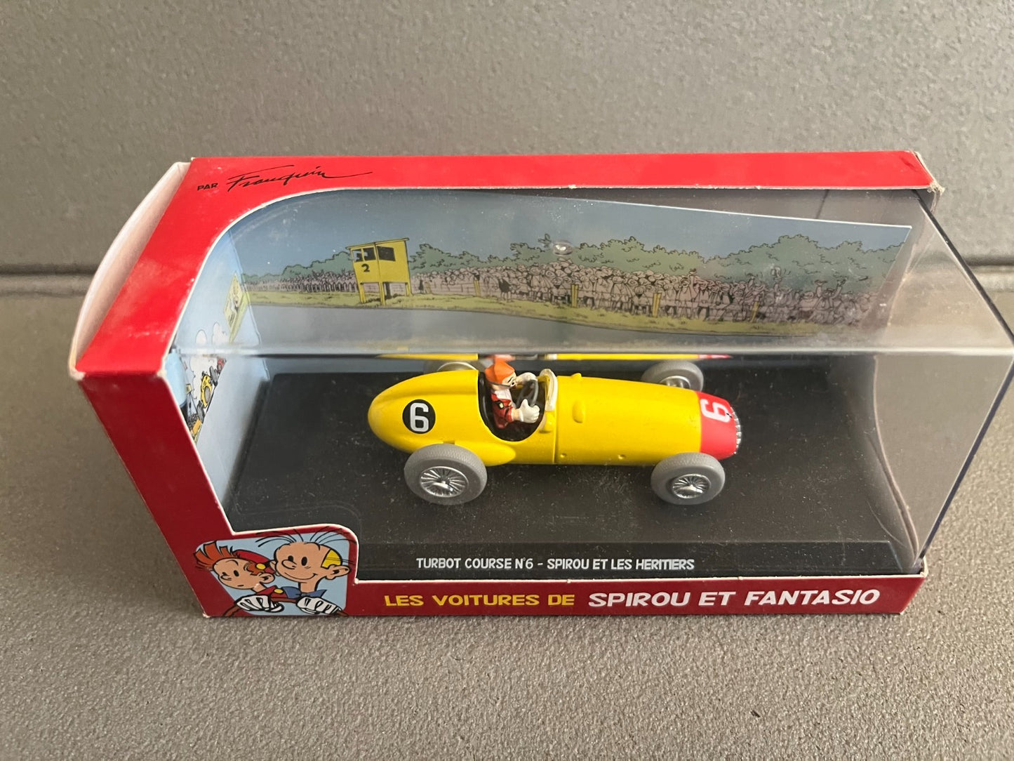 Voiture Miniature Turbot Course N°6 Spirou et les héritiers 1/43